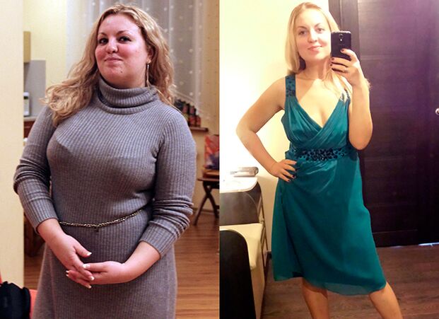 Φωτογραφίες πριν και μετά την απώλεια βάρους, εμπειρία χρήσης του Choco Lite