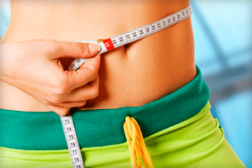 μέτρηση μέσης μετά την άσκηση για απώλεια βάρους